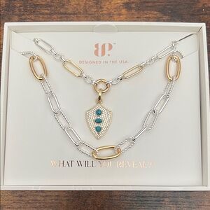 BP 2026 Luxe Layers Daydreamer NK41848 Mixed metal with turquoise - Bomb Party